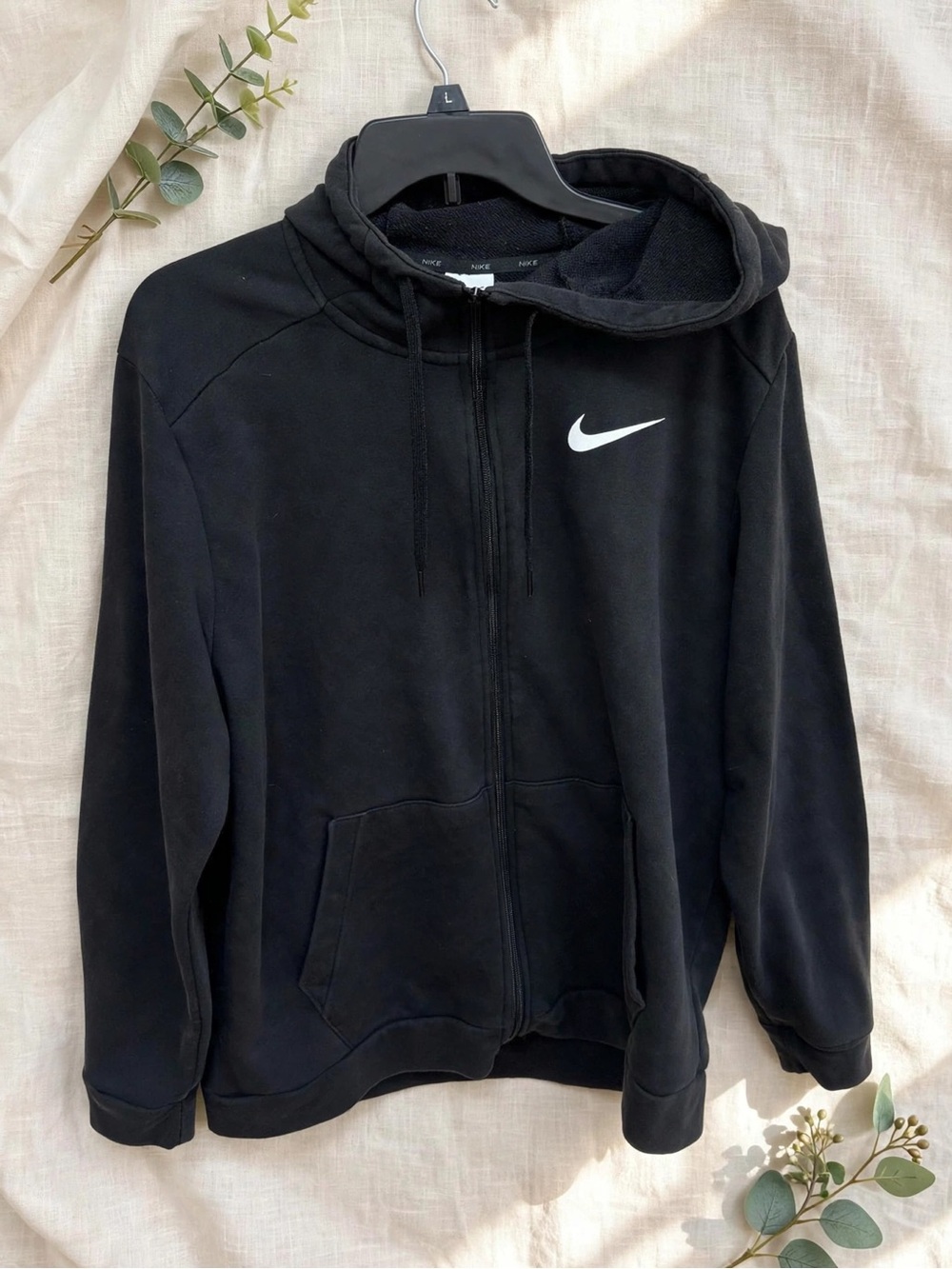 Nike Black Men’s Full-Zip Performance LIKE NEW Hoodie Jacket